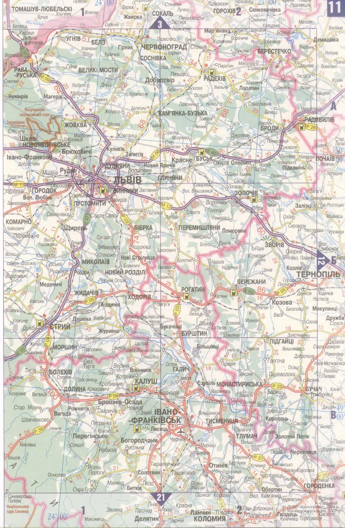 Карта Молдовы С Селами